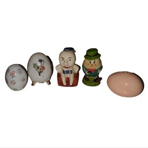 Vintage Assorated Egg Salt And Pepper Shaker Singles